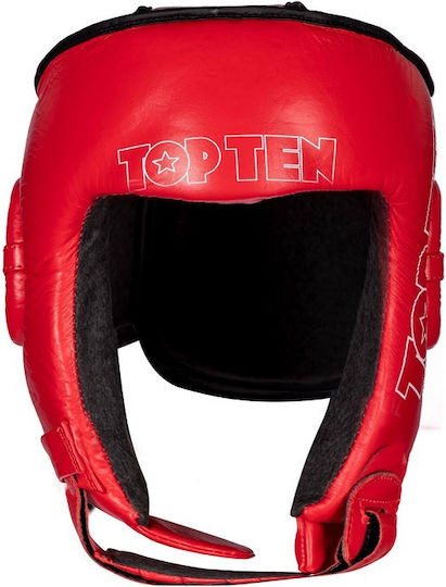 Top Ten Boxhelm Erwachsene Offenes Gesicht Rot