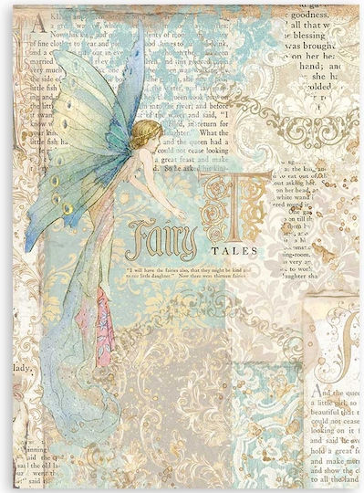 Stamperia Sleeping Beauty Papier Decoupage Transparent