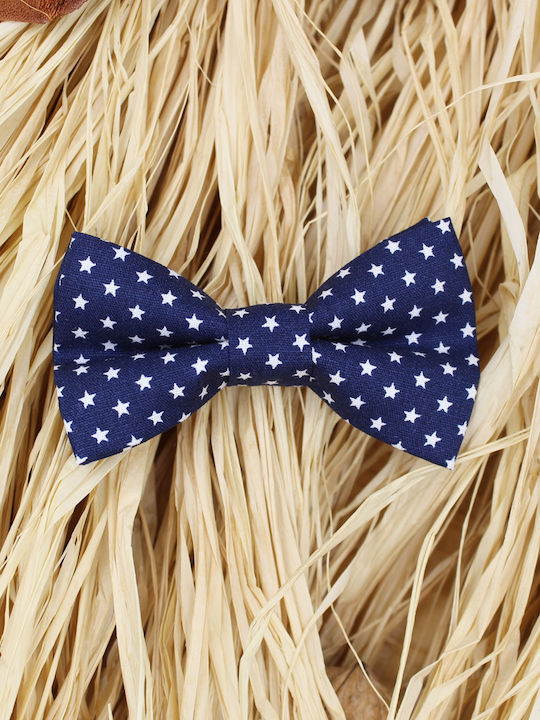 JFashion Baby Fabric Bow Tie Navy Blue