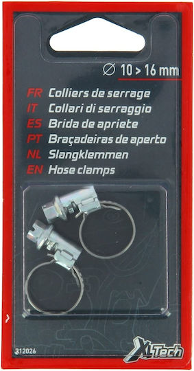 XLTech Colier pentru Furtun Ø10-16mm 2buc 212026