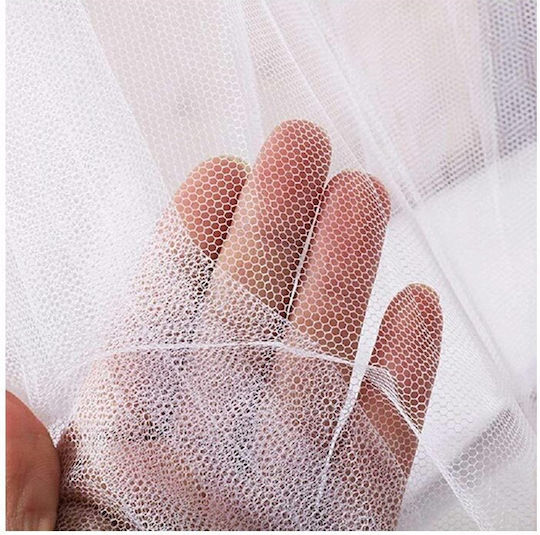 Double Camping Mosquitos Nest White 65x200x260cm