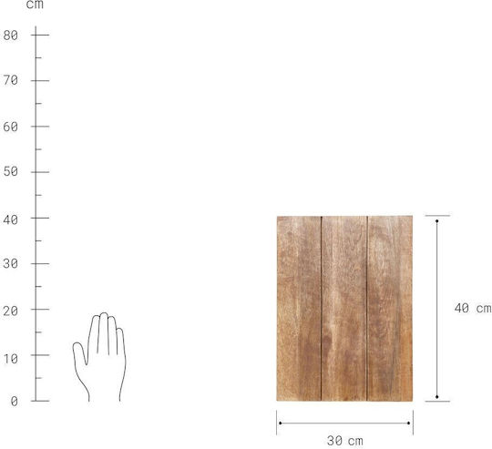 Butlers Placemats Lemn Maro 40x30cm 1buc