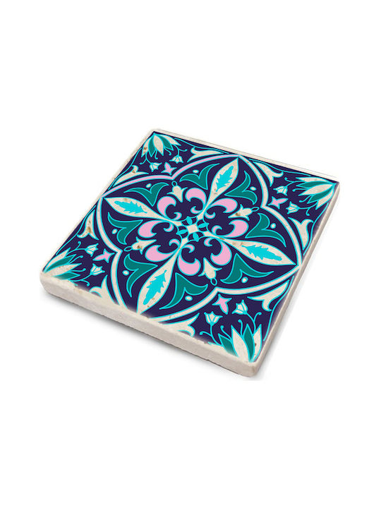 Hermia Wooden Multicolour Coasters 10x10cm 4pcs
