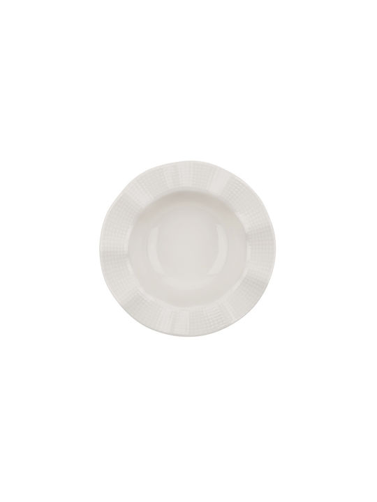 Beige Porcelain Dinnerware Set 24pcs