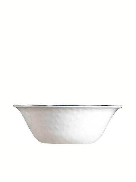 Marine Business Melamine Salad Bowl with Salad Spoons White 27.5x27.5cm
