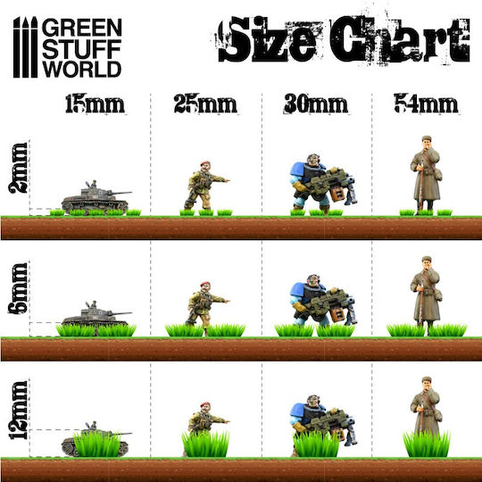 Green Stuff World self-adhesive Βάση Μοντελισμού 1τμχ