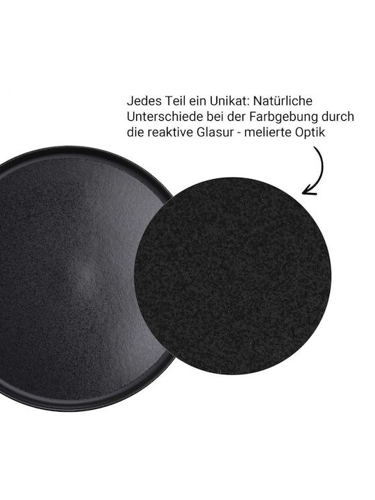 Butlers Salatschüssel Keramik Schwarz 28x28cm 1Stück