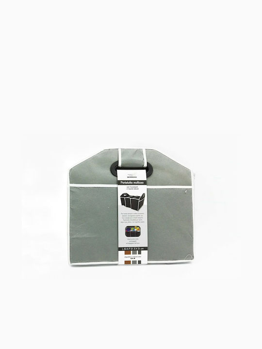 General Trade Καλάθι Αποθήκευσης Υφασμάτινο Γκρι 51x31x31cm