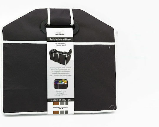 General Trade Aufbewahrungskorb Stoff Schwarz 51x31x31cm 1Stück