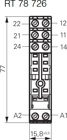 Schrack Relay Stand Fuse Box 01.078.0055