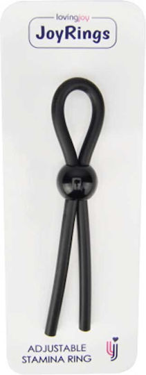 Loving Joy Cock Ring Schwanz Silikon Schwarz