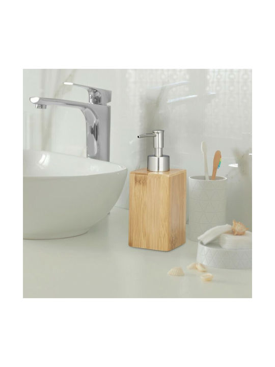 Relaxdays Dispenser made of Bamboo Brown 240ml