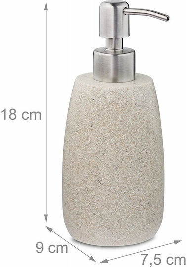Relaxdays Dispenser Bucătărie Ceramică Bej 300ml