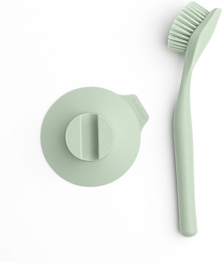 Brabantia Brush Plastic Cleaning Brush with Handle Green