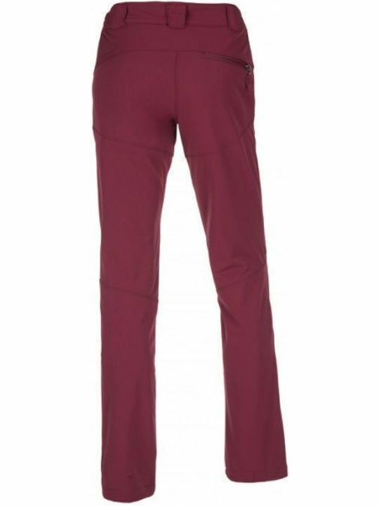 Kilpi Lago Women's Hiking Long Trousers Red