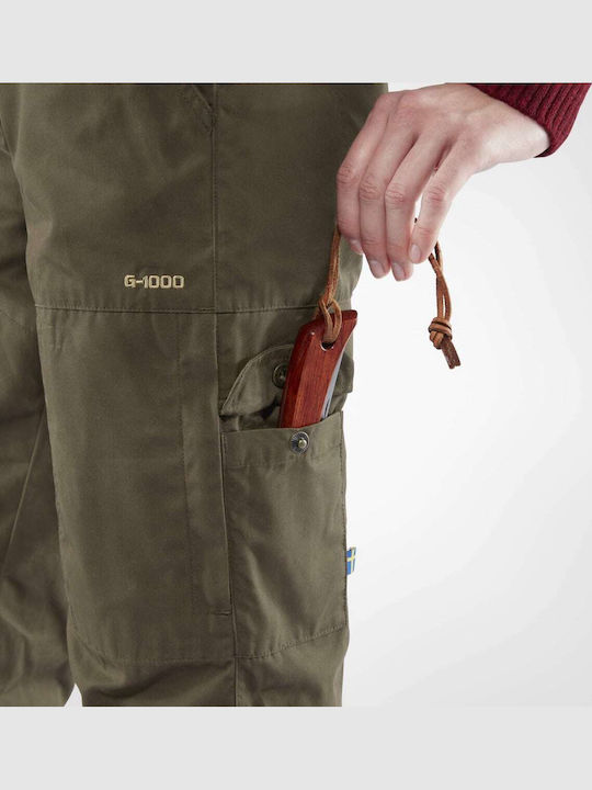 Fjallraven Karla Pro Lang Hose Wandern Schwarz