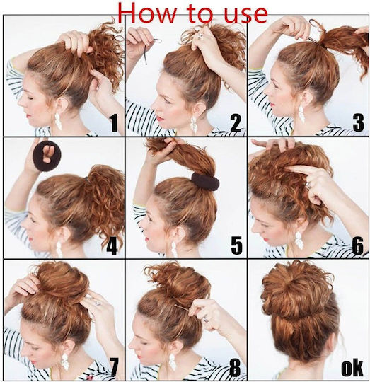 Hair Utopia Donut Bun Chestnut