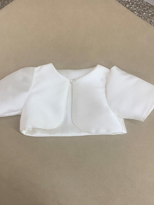 Nst Nastasia Princess Mariechantal Weißes Gestricktes Taufstrickjacke