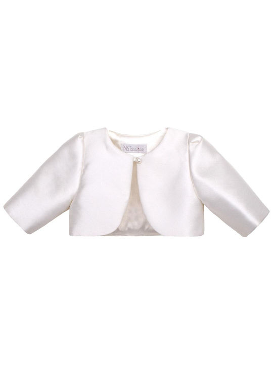 Nst Nastasia Princess Mariechantal Weißes Gestricktes Taufstrickjacke