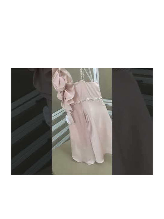Nst Nastasia Laura Hennings Pink Jumpsuit Baptism
