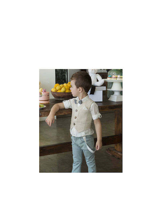 Dolce Bambini Taufkleidung für Jungen Beiges Anzug