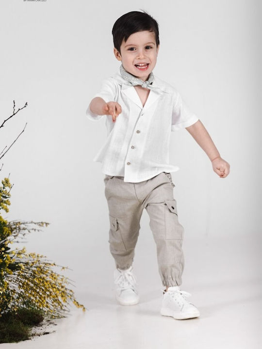 Vinte li Baptism Suit White 5 Pieces