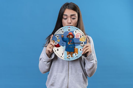 Koupakoupa Kids Wooden Wall Clock 19cm