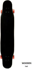 Athlopaidia 9" Placa Longboard Maro