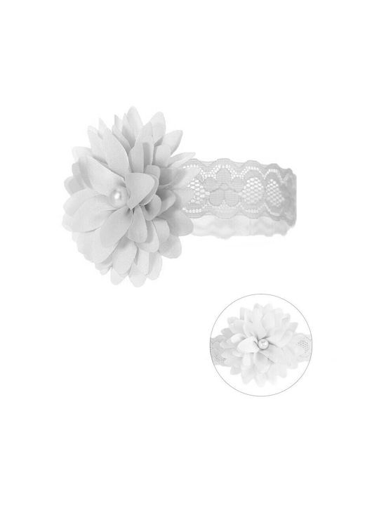 Soft Touch Baby Headband White 1pc