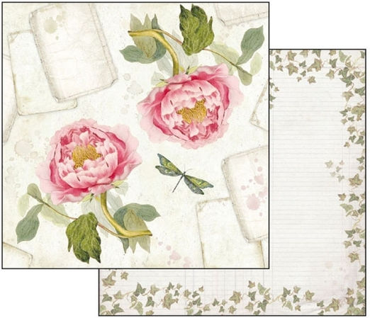 Stamperia Flowers Scrapbooking 10 Blätter 10Stück