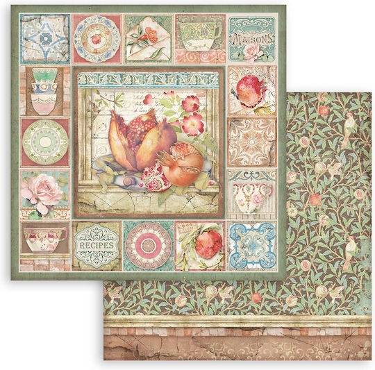 Stamperia Casa Granada Φύλλα Scrapbooking 10 φύλλα 10τμχ