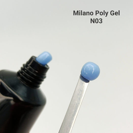 Milano Cosmetic Nail Gel Blue 30ml