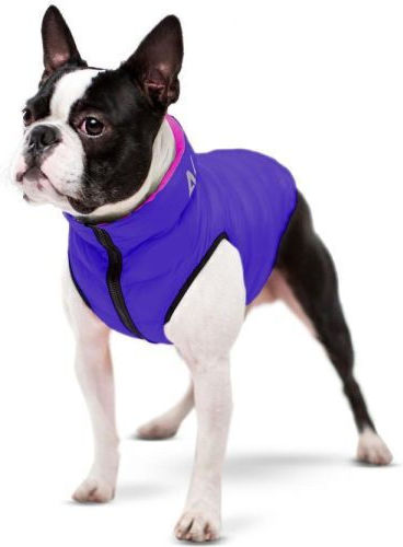 WauDog Hundemantel Wasserdicht Rosa Klein / Mittel mit Rückenlänge 45 cm.