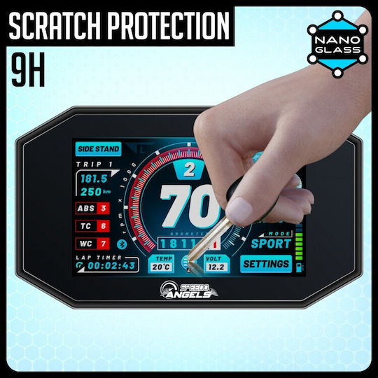 Speedo Angels Protecție instrumente motocicletă Yamaha Tracer 9 GT+ Transparent