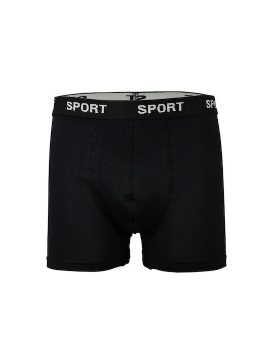 Onurel Herren Boxershorts Schwarz 4Packung