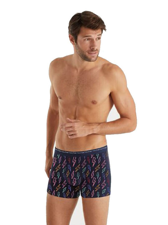 Promise Men's Boxer Black with Patterns