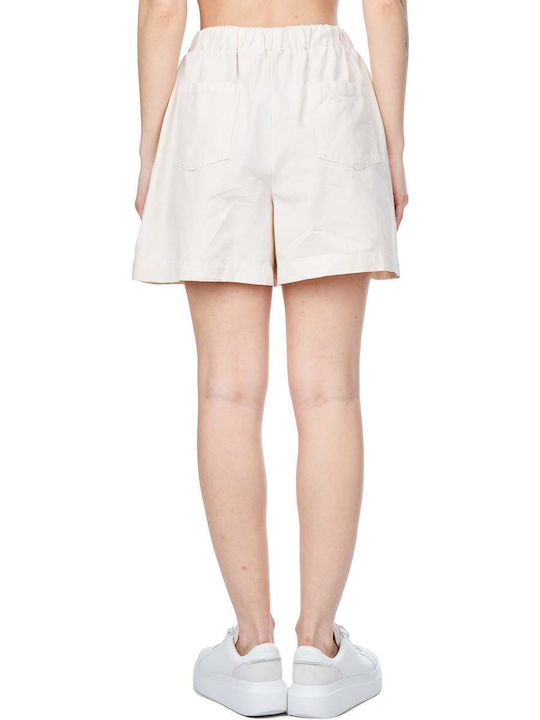 Dirty Laundry Women's High-waisted Shorts Beige