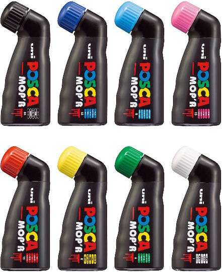 Uni-Ball Posca Mop'r Маркери за рисуване 19мм Дебели Комплект 8бр