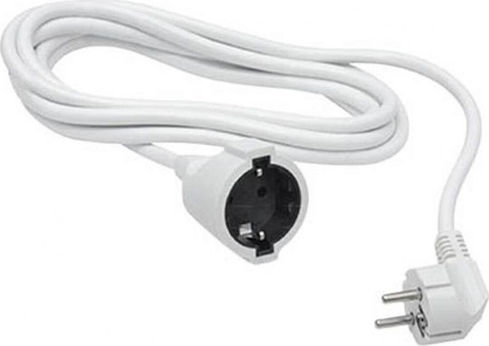 Extension Cable Cord 3x1.5mm²/2m White