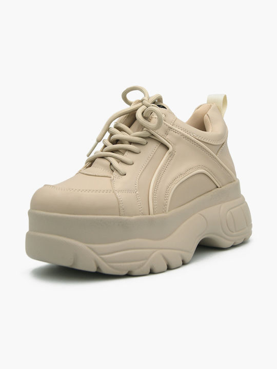 Joya Γυναικεία Chunky Sneakers Μπεζ