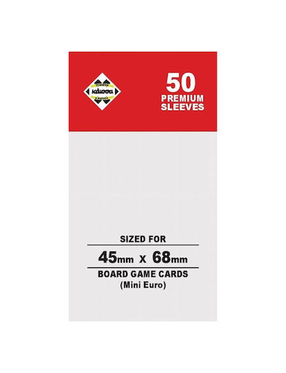 Kaissa Card Sleeves Mini European Size 50τμχ Clear