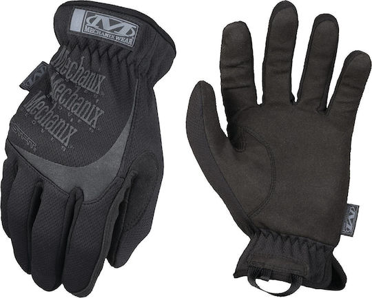 Mechanix Wear Mechanix Fastfit Gloves for Work Black Synthetic Leather D4-360