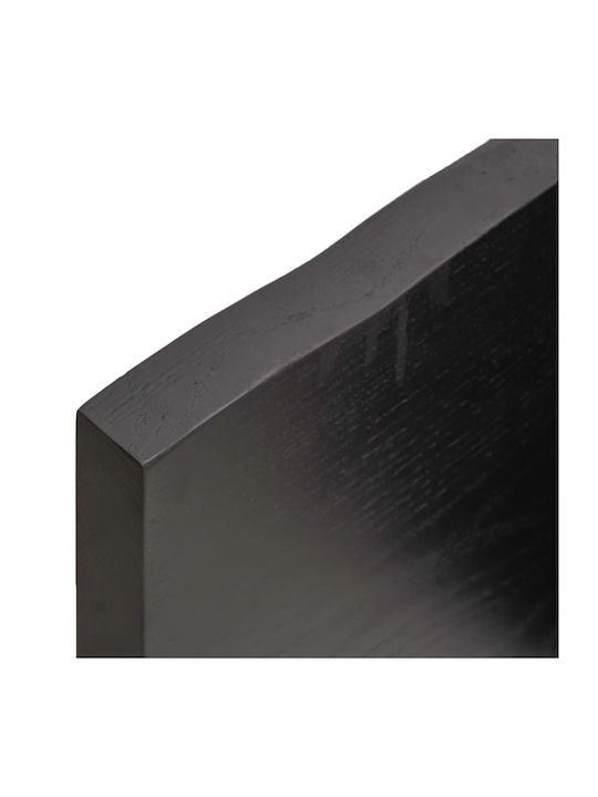 Brown Wall Shelf 60x60x4 cm