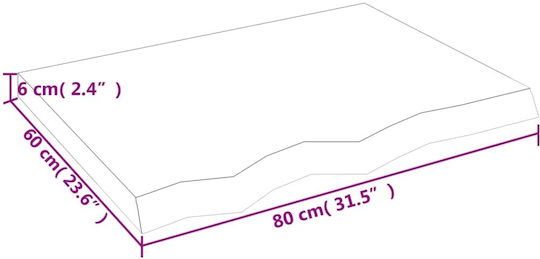 Ράφι Καφέ 80x60x6εκ.
