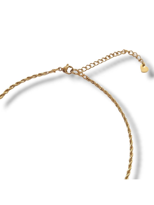 The Art of Beading Bracelet Anklet Chain made of Steel Gold Plated