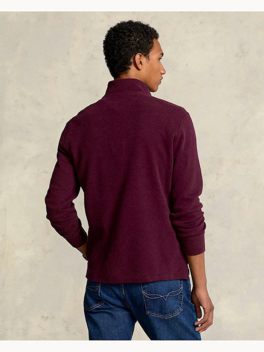 Ralph Lauren Herren Langarm-Pullover Burgundisch