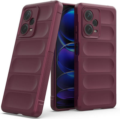 Magic Shield Back Cover Σιλικόνης / Πλαστικό Μπορντό (Redmi Note 12 Pro+)