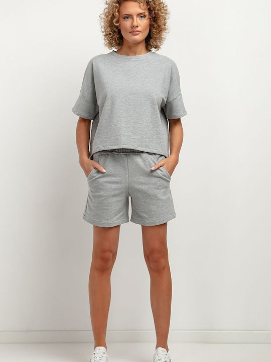 Tessita Damen T-shirt Gray