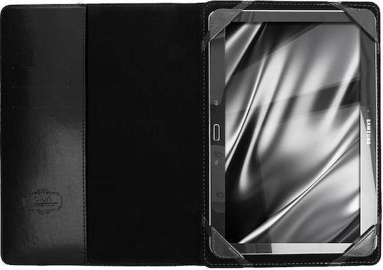 Blun universal Flip Cover Μαύρη (Universal 12.4")