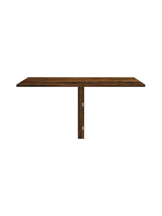 Table Kitchen Collapsible Wooden Smoked Oak 100x60x56cm